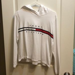 tommy hilfiger white hoodie!